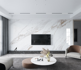 White Stone Design: Marble Wallpaper Murals-ChandeliersDecor