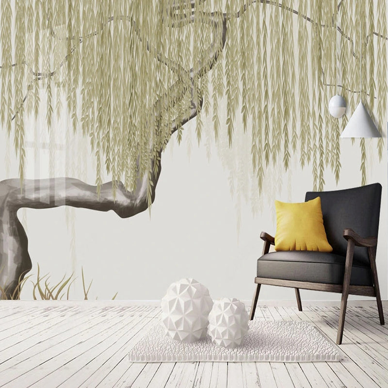 Willow Tree Wallpaper: Transform Your Space-ChandeliersDecor