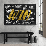 WIN victory Motivational Art - Canvas Wall Art-ChandeliersDecor