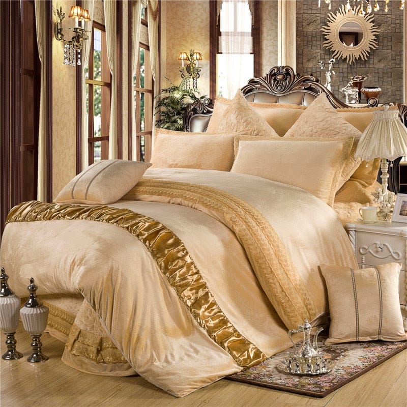 Winter Warm Thick Fleece Bedding - Best Quality Bedding Set-ChandeliersDecor