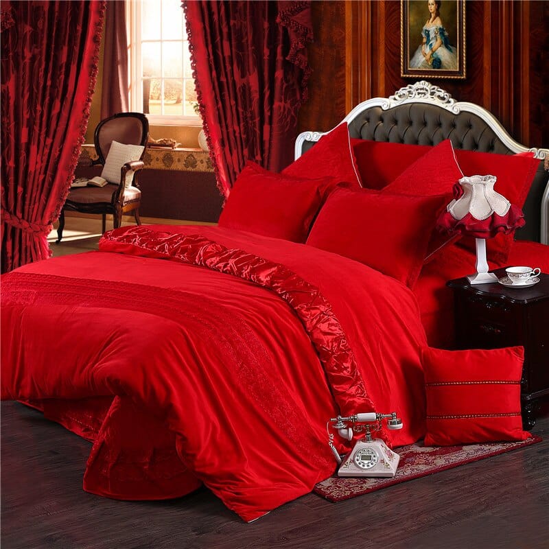 Winter Warm Thick Fleece Bedding - Best Quality Bedding Set-ChandeliersDecor