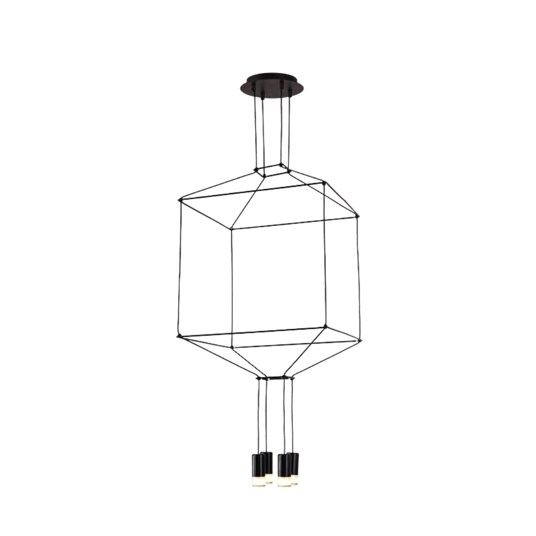 Wireflow LED Chandelier - Illuminate Your Space-ChandeliersDecor