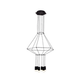 Wireflow LED Chandelier - Illuminate Your Space-ChandeliersDecor