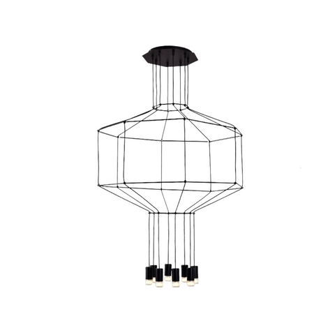 Wireflow LED Chandelier - Illuminate Your Space-ChandeliersDecor