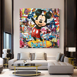 Wonderful Mickey Mouse Canvas Wall Art High-Quality Décor