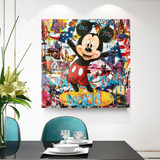 Wonderful Mickey Mouse Canvas Wall Art - High-Quality Décor-ChandeliersDecor