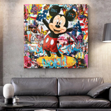 Wonderful Mickey Mouse Canvas Wall Art - High-Quality Décor-ChandeliersDecor