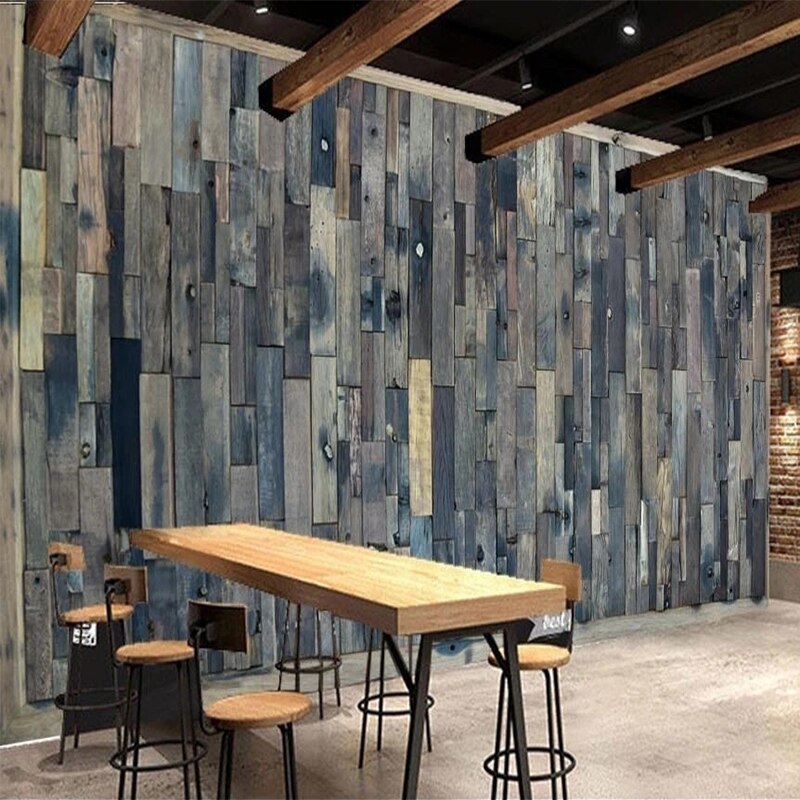 Wood Brick Effect Wallpaper - Transform your Room Today-ChandeliersDecor