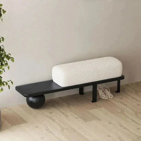 Wood Shoe Changing Ottoman Stool-ChandeliersDecor