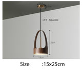 Wooden Style Pendant Bedside Light - Illuminate Your Space-ChandeliersDecor