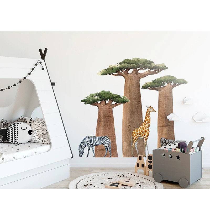 Woodland Forest Animals Wall stickers | Kids room wall sticker | Gift for kids