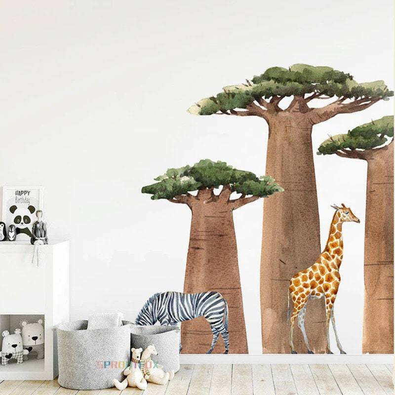 Woodland Forest Animals Wall stickers | Kids room wall sticker | Gift for kids