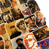 World Artist David Mona Lisa Stickers Pack-ChandeliersDecor