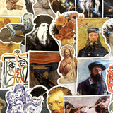 World Artist David Mona Lisa Stickers Pack-ChandeliersDecor