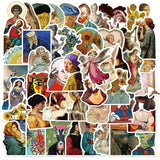 World Artist Famous Paintings Stickers Pack: Bundle Stickers-ChandeliersDecor