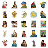 World Artist Famous Paintings Stickers Pack: Bundle Stickers-ChandeliersDecor