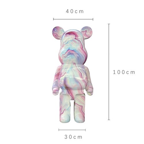 X Pushead Multi colorX Pushead Multi Color - Bearbrick Statue-ChandeliersDecor