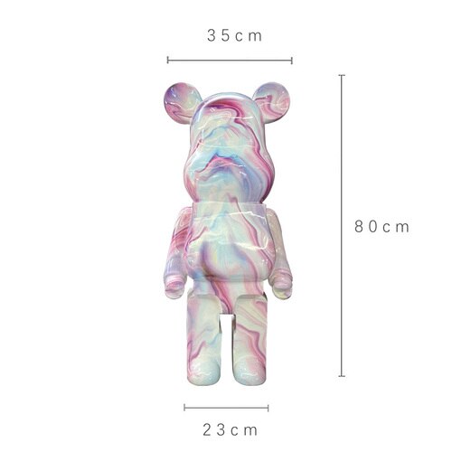 X Pushead Multi colorX Pushead Multi Color - Bearbrick Statue-ChandeliersDecor