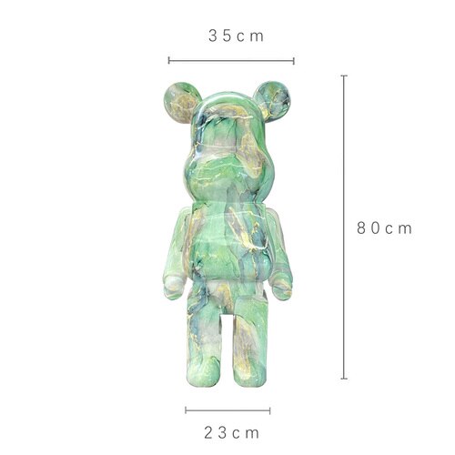 X Pushead Multi colorX Pushead Multi Color - Bearbrick Statue-ChandeliersDecor