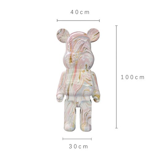 X Pushead Multi colorX Pushead Multi Color - Bearbrick Statue-ChandeliersDecor