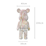 X Pushead Multi colorX Pushead Multi Color - Bearbrick Statue-ChandeliersDecor