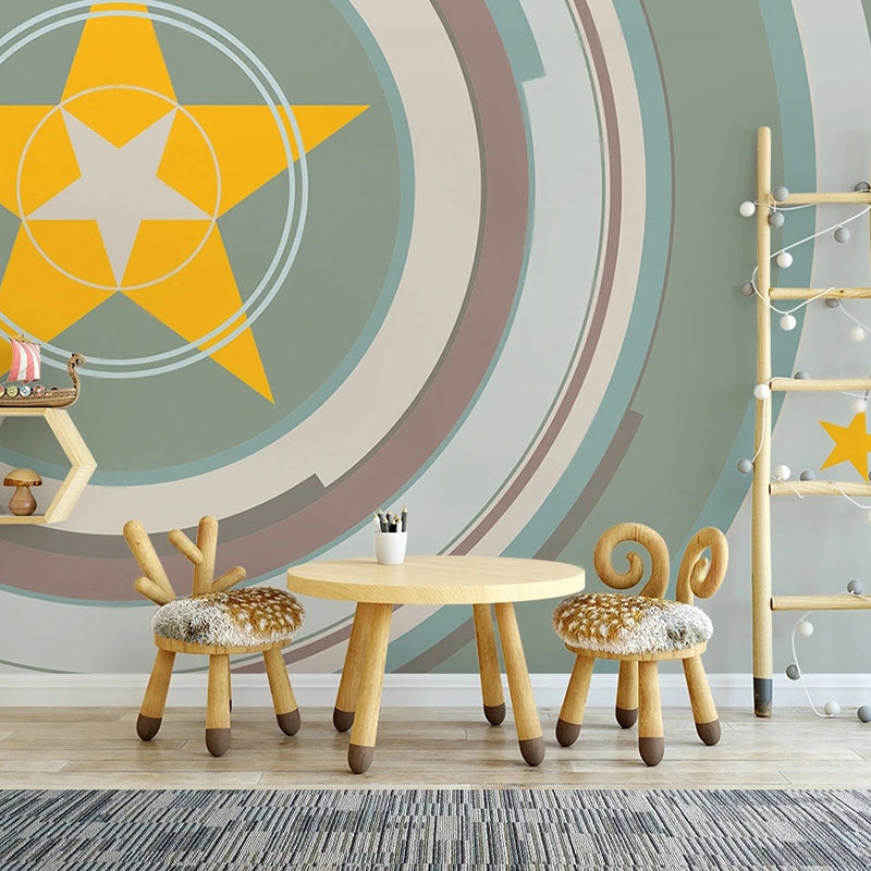 You Are a Star Nursery Wallpaper: Kids Room Wallpaper Mural-ChandeliersDecor