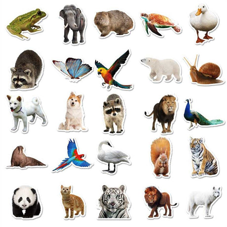 Zoo Animals Stickers: High-Quality Pack | Sticker Collection-ChandeliersDecor